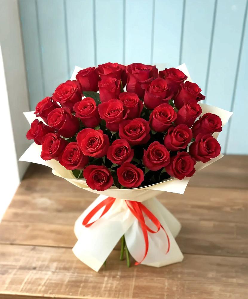 Букет 29 Красных роз в Троицком