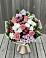 Букет цветов из: Альстромерии, Гвоздики, Розы и Хризантемы в Троицком