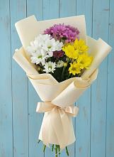 Букет цветов из:  Хризантемы #REPLACE_PRED# Троицком