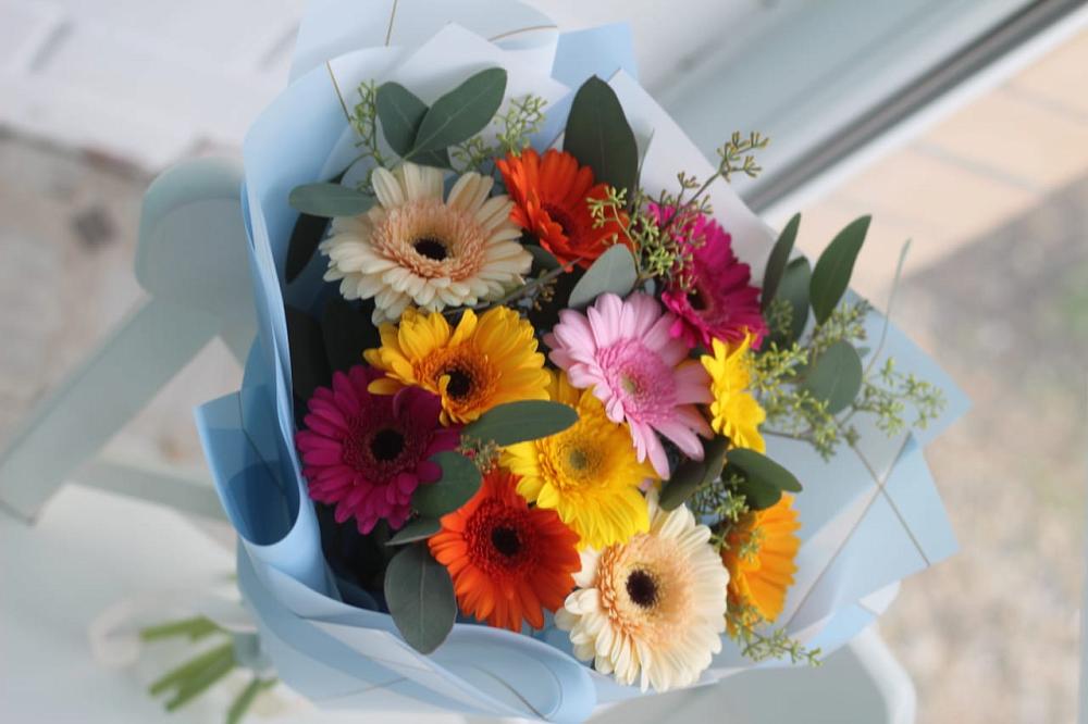 Букет цветов из: Герберы в Троицком