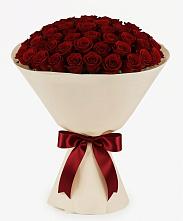 Букет 101 Бордовая роза Блэк Бакарра в Троицком