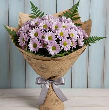 Букет цветов из:  Хризантемы #REPLACE_PRED# Троицком