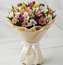 Букет цветов из:  Альстромерии #REPLACE_PRED# Троицком