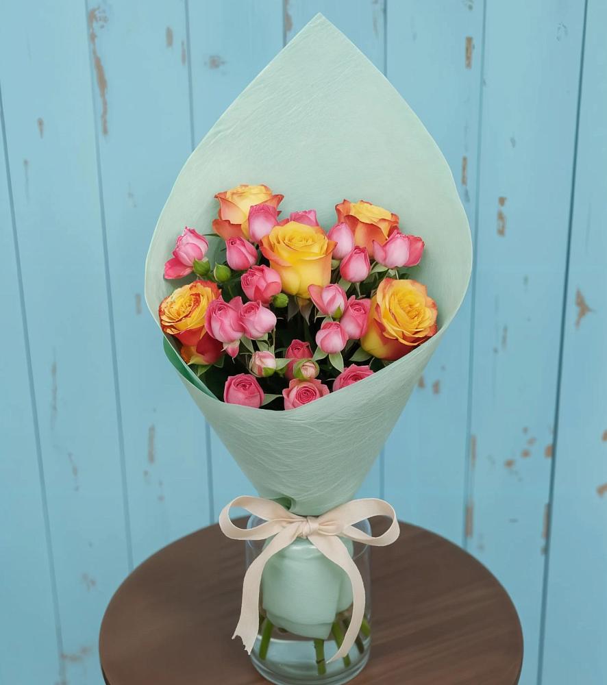 Букет цветов из: Розы в Троицком