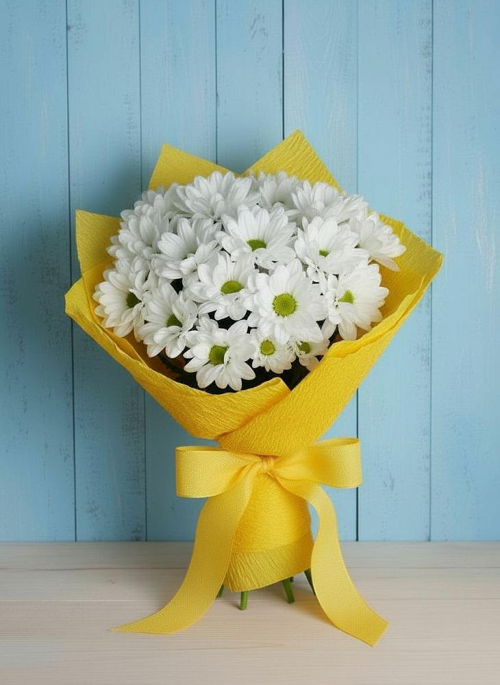 Букет цветов из: Хризантемы в Троицком