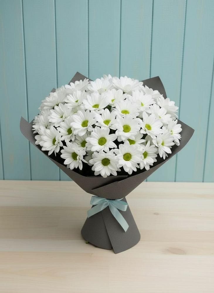 Букет цветов из: Хризантемы в Троицком