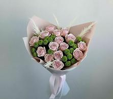 Букет цветов из:  Розы и Хризантемы #REPLACE_PRED# Троицком