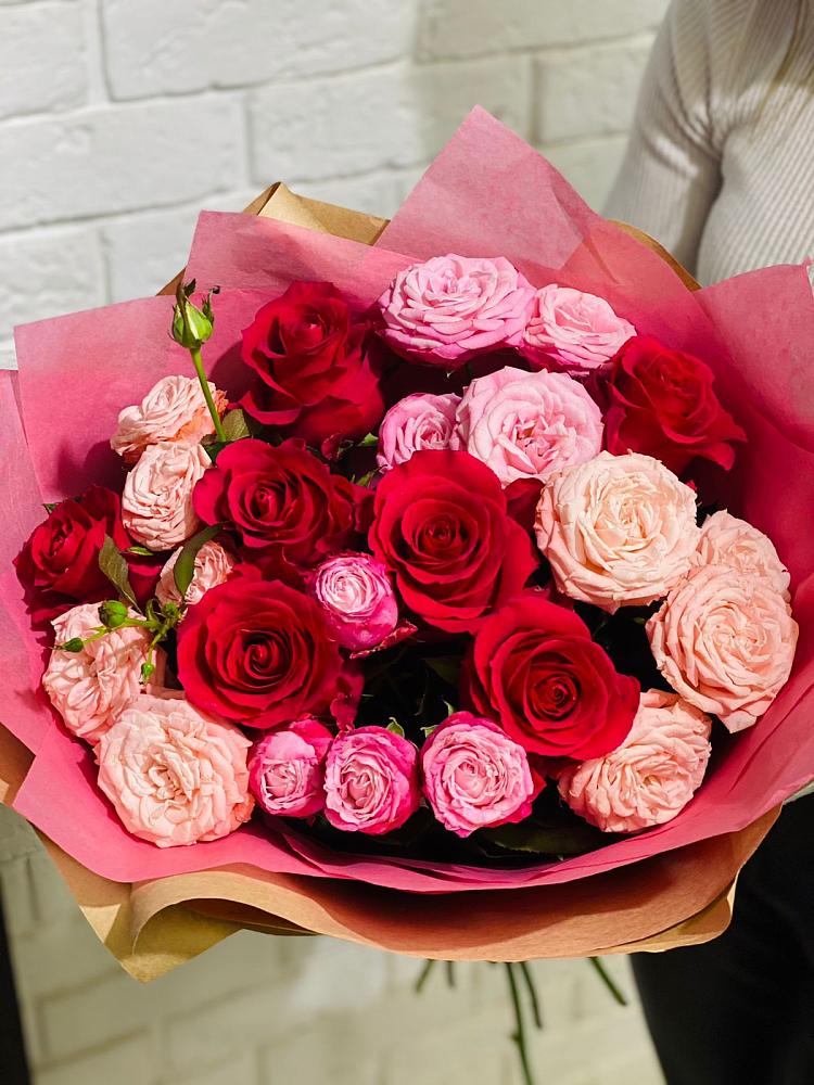 Букет цветов из: Розы в Троицком