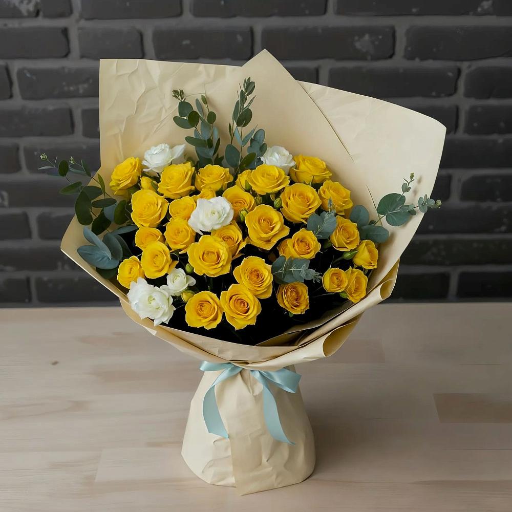 Букет цветов из: Розы в Троицком