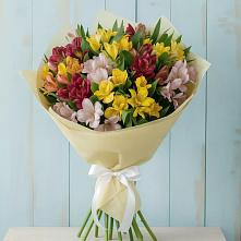 Букет цветов из:  Альстромерии в Троицком