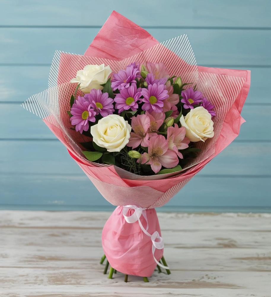 Букет цветов из: Герберы в Троицком