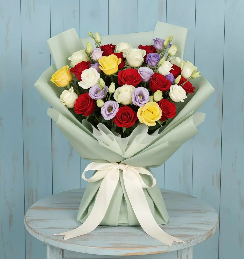 Букет цветов из: Розы в Троицком