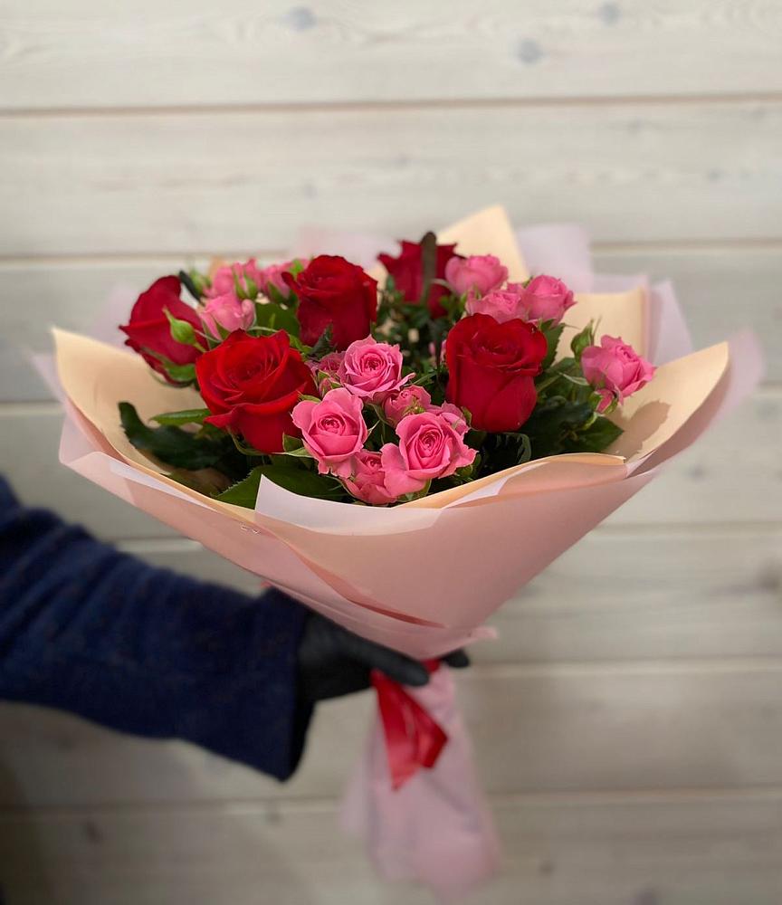 Букет цветов из: Розы в Троицком