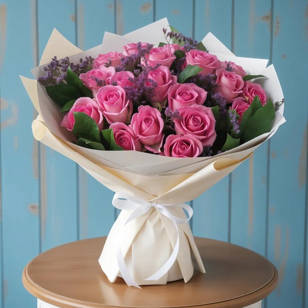 Букет цветов из: Розы в Троицком